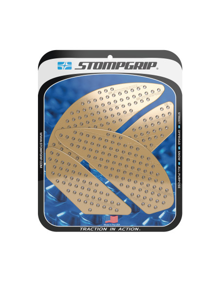 Grip adhésif de réservoir transparent STOMPGRIP - KAWASAKI NINJA 650R 2009-11