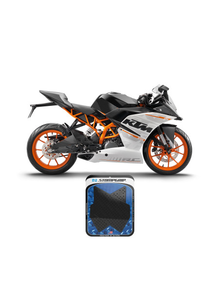 Grip adhésif de réservoir transparent STOMPGRIP - KTM 1190 RC8 R 2008-15 / RC 125 / RC 200 / RC 250 / RC 390 2014-19