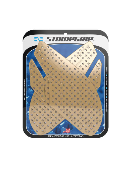 Grip adhésif de réservoir transparent STOMPGRIP - TRIUMPH 675 DAYTONA 2013-18 / 675 - 765 STREET TRIPLE 2013-26