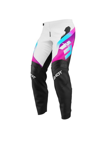 Pantalon cross enfant Shot 2027 Draw Rocket - Rose