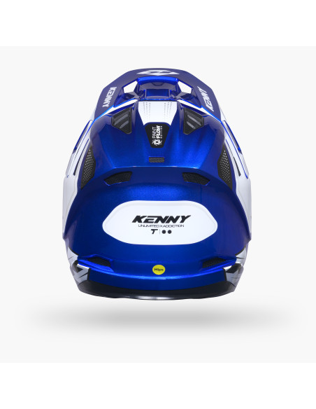 Casque cross Kenny 2027 Titanium Graphic - Candy Blue