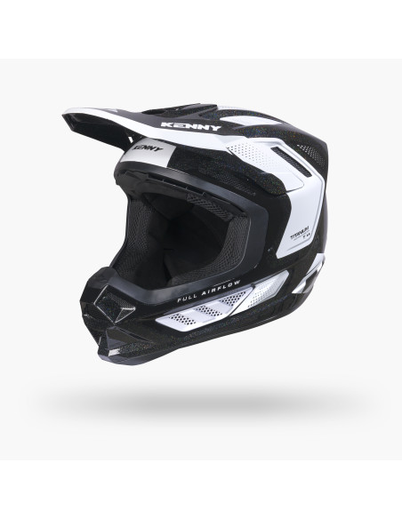 Casque cross Kenny 2027 Titanium Graphic - Chamelelon Black
