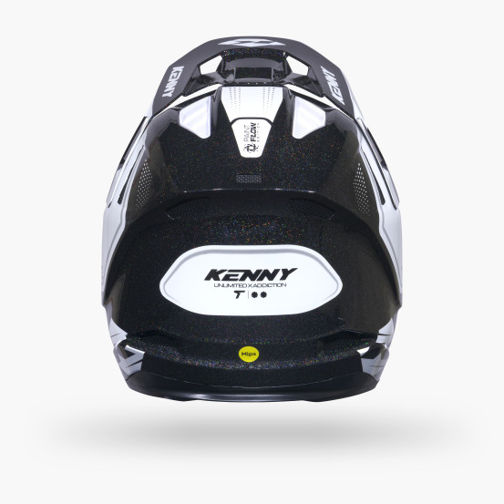 Casque cross Kenny 2027 Titanium Graphic - Chamelelon Black
