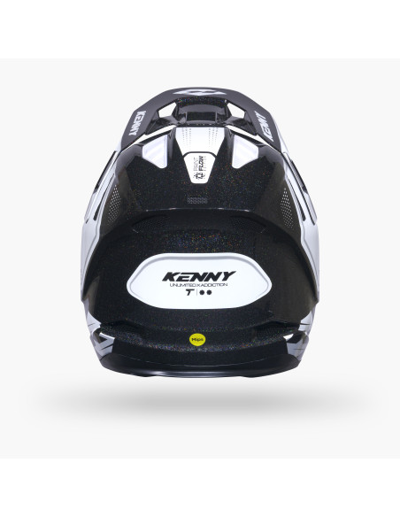 Casque cross Kenny 2027 Titanium Graphic - Chamelelon Black
