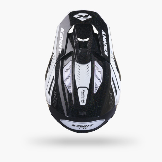 Casque cross Kenny 2027 Titanium Graphic - Chamelelon Black