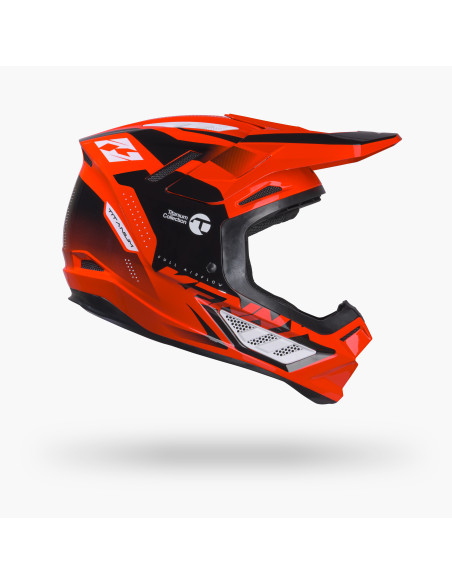 Casque cross Kenny 2027 Titanium Graphic - Neon Red