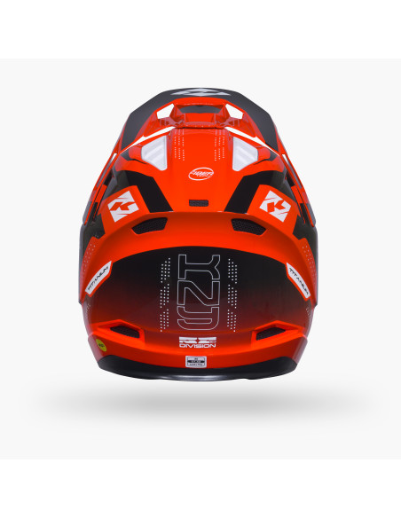 Casque cross Kenny 2027 Titanium Graphic - Neon Red