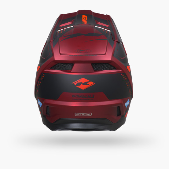 Casque cross Kenny 2027 Performance Graphic - Candy Red
