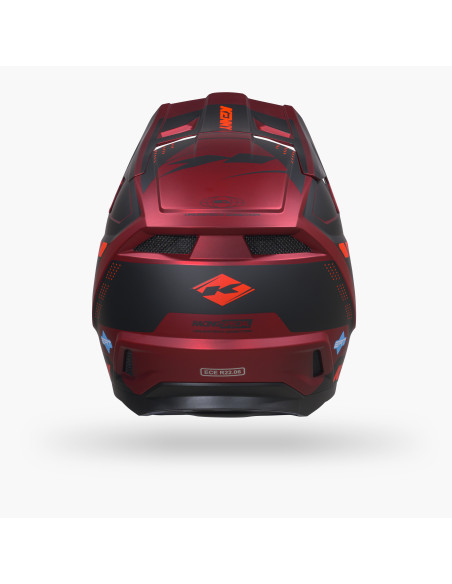 Casque cross Kenny 2027 Performance Graphic - Candy Red