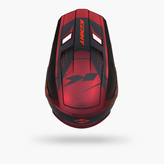 Casque cross Kenny 2027 Performance Graphic - Candy Red