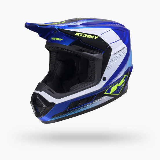 Casque cross Kenny 2027 Performance Graphic - Racing Blue
