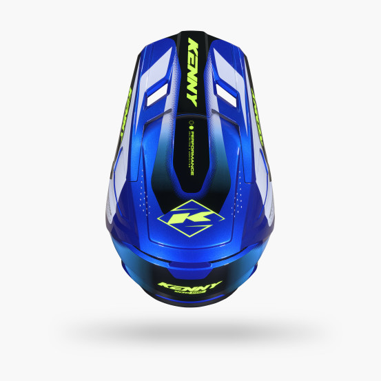 Casque cross Kenny 2027 Performance Graphic - Racing Blue
