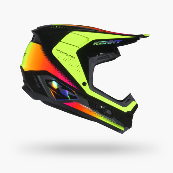 Casque cross Kenny 2027 Performance Graphic - Racing Neon Yellow