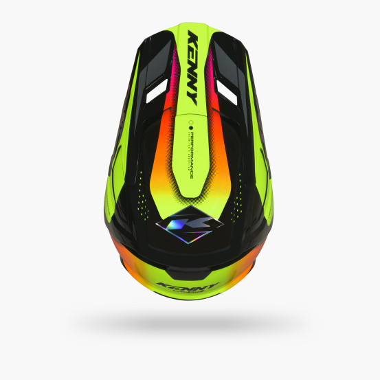 Casque cross Kenny 2027 Performance Graphic - Racing Neon Yellow