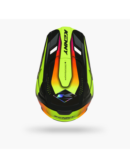 Casque cross Kenny 2027 Performance Graphic - Racing Neon Yellow