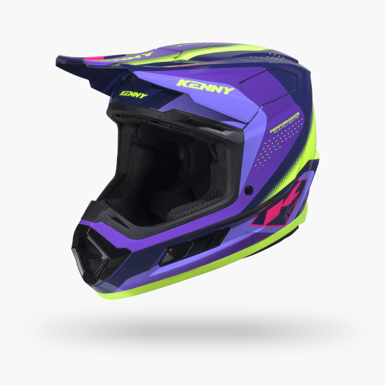 Casque cross Kenny 2027 Performance Graphic - Racing Purple