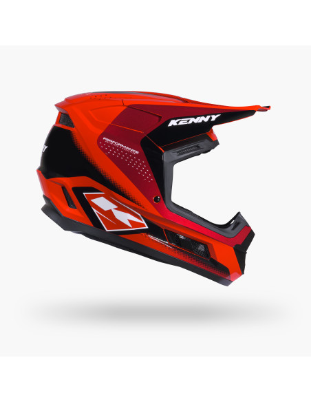 Casque cross Kenny 2027 Performance Graphic - Racing Red