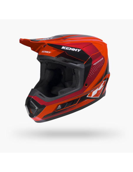 Casque cross Kenny 2027 Performance Graphic - Racing Red