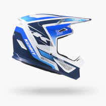 Casque cross Kenny 2027 Track Graphic Plus - Focus Blue