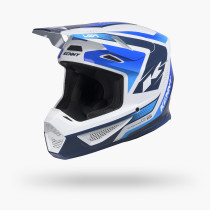 Casque cross Kenny 2027 Track Graphic Plus - Focus Blue 2