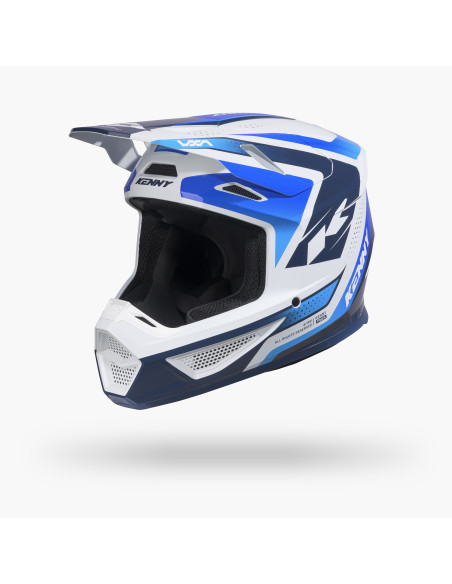 Casque cross Kenny 2027 Track Graphic Plus - Focus Blue