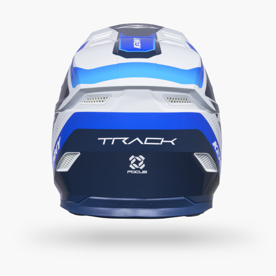 Casque cross Kenny 2027 Track Graphic Plus - Focus Blue