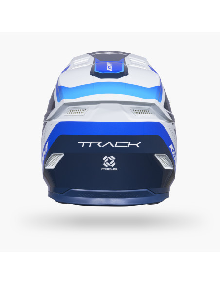 Casque cross Kenny 2027 Track Graphic Plus - Focus Blue