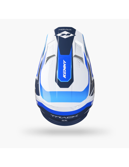 Casque cross Kenny 2027 Track Graphic Plus - Focus Blue
