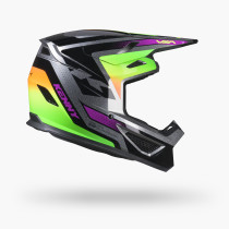 Casque cross Kenny 2027 Track Graphic Plus - Focus Neon