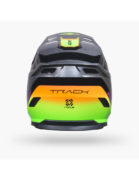 Casque cross Kenny 2027 Track Graphic Plus - Focus Neon