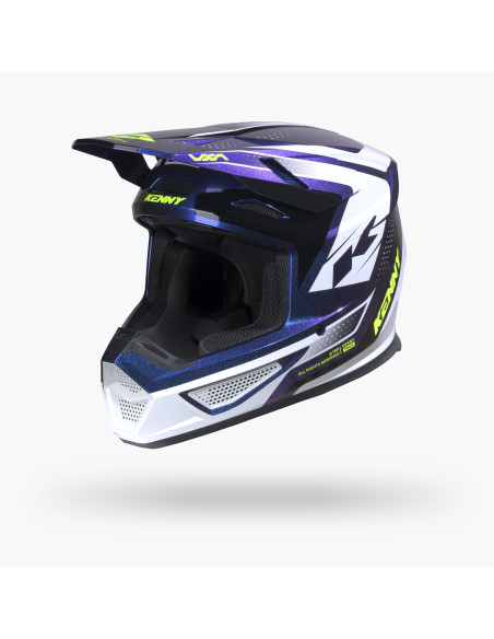 Casque cross Kenny 2027 Track Graphic Plus - Focus Night Diamond