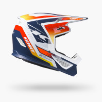Casque cross Kenny 2027 Track Graphic Plus - Focus Orange Navy