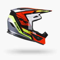 Casque cross Kenny 2027 Track Graphic Plus - Focus Red