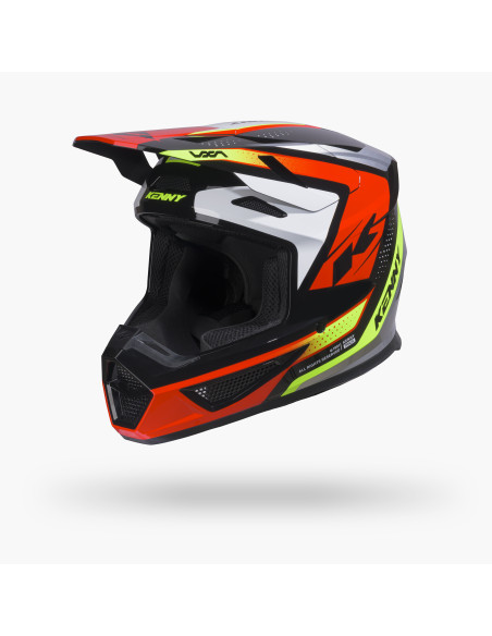 Casque cross Kenny 2027 Track Graphic Plus - Focus Red