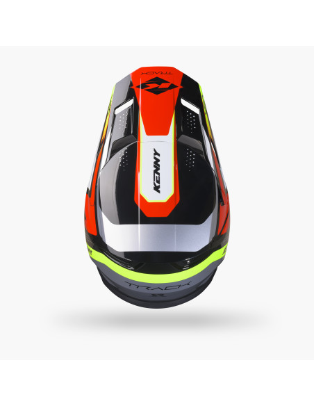 Casque cross Kenny 2027 Track Graphic Plus - Focus Red