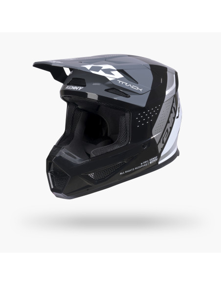 Casque cross Kenny 2027 Track Graphic - Blast Black