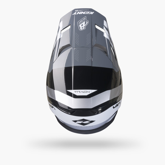 Casque cross Kenny 2027 Track Graphic - Blast Black