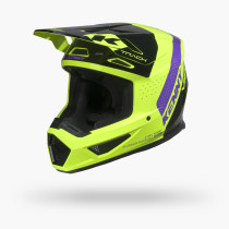Casque cross Kenny 2027 Track Graphic - Blast Black Neon 2