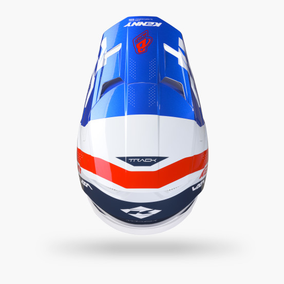 Casque cross Kenny 2027 Track Graphic - Blast Patriot