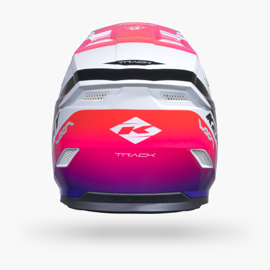 Casque cross Kenny 2027 Track Graphic - Blast White Gradient