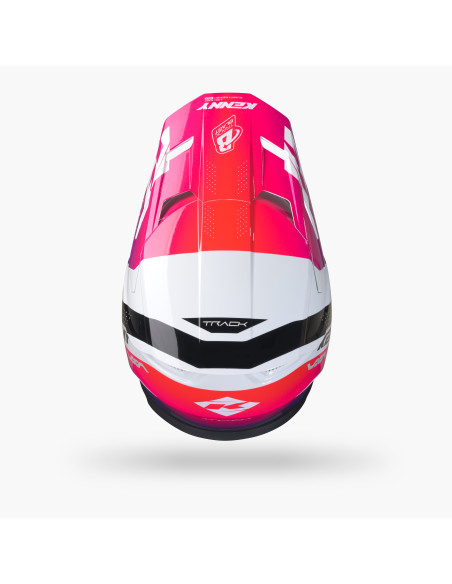Casque cross Kenny 2027 Track Graphic - Blast White Gradient