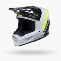 Casque cross Kenny 2027 Track Graphic - Blast White Non Yellow 2