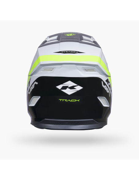 Casque cross Kenny 2027 Track Graphic - Blast White Non Yellow