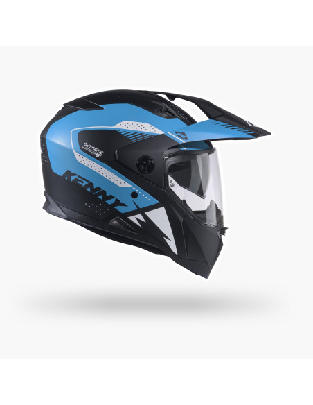 Casque cross Kenny 2027 Extreme Graphic - Blue