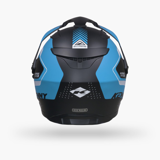 Casque cross Kenny 2027 Extreme Graphic - Blue