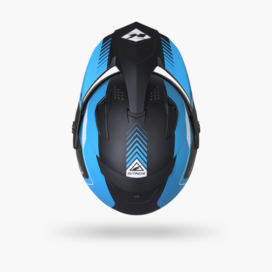 Casque cross Kenny 2027 Extreme Graphic - Blue