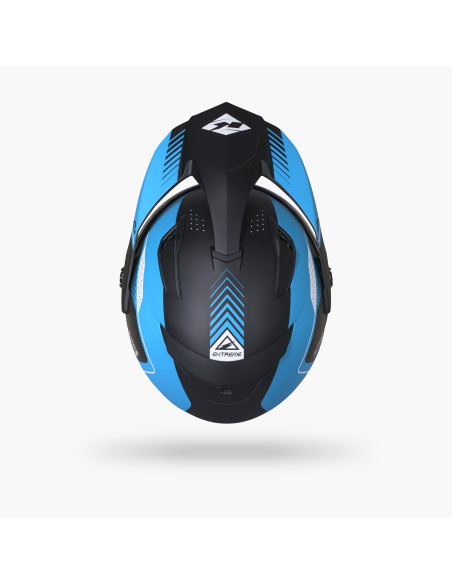 Casque cross Kenny 2027 Extreme Graphic - Blue