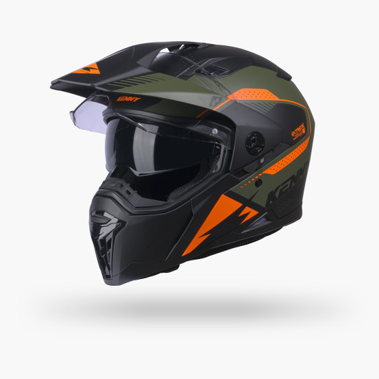 Casque cross Kenny 2027 Extreme Graphic - Kaki