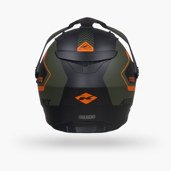 Casque cross Kenny 2027 Extreme Graphic - Kaki