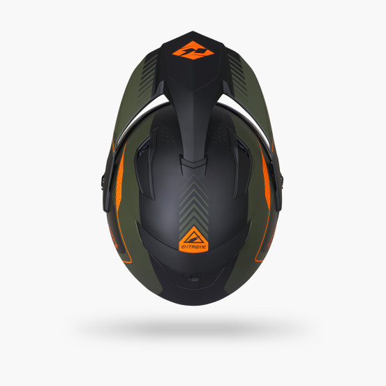 Casque cross Kenny 2027 Extreme Graphic - Kaki